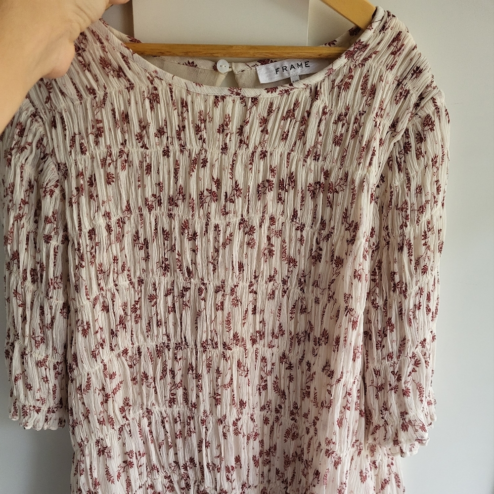 Frame Mocked Floral Top